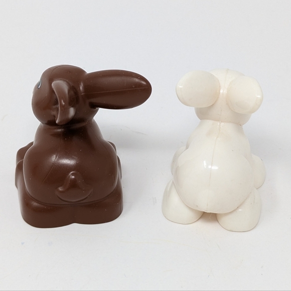Lego Duplo Bunny Rabbits Animals Brown White - Picture 2 of 3